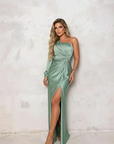 Celina | Elegante One-Shoulder Kleid