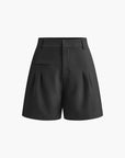 Damen Shorts mit Mittlerer Taille und Plisseedetails – Atmungsaktive Kurze Hosen für Stilvolle Sommerlooks 8