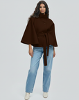 Ernestina | Cape Belt Mantel aus luxuriöser
