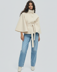 Ernestina | Cape Belt Mantel aus luxuriöser