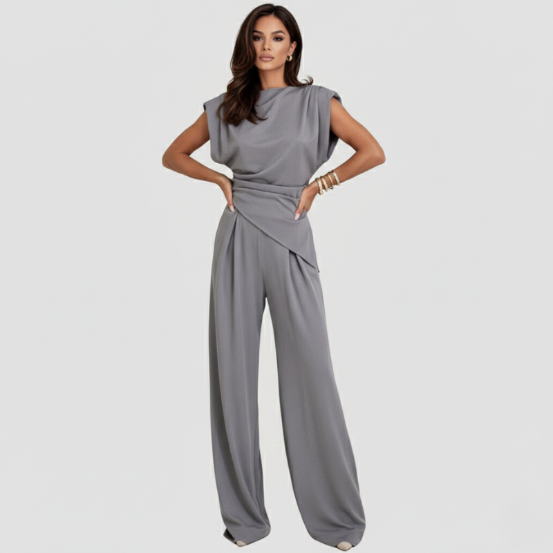 Dorothee | Ärmelloses Zweiteiliges Set für Damen