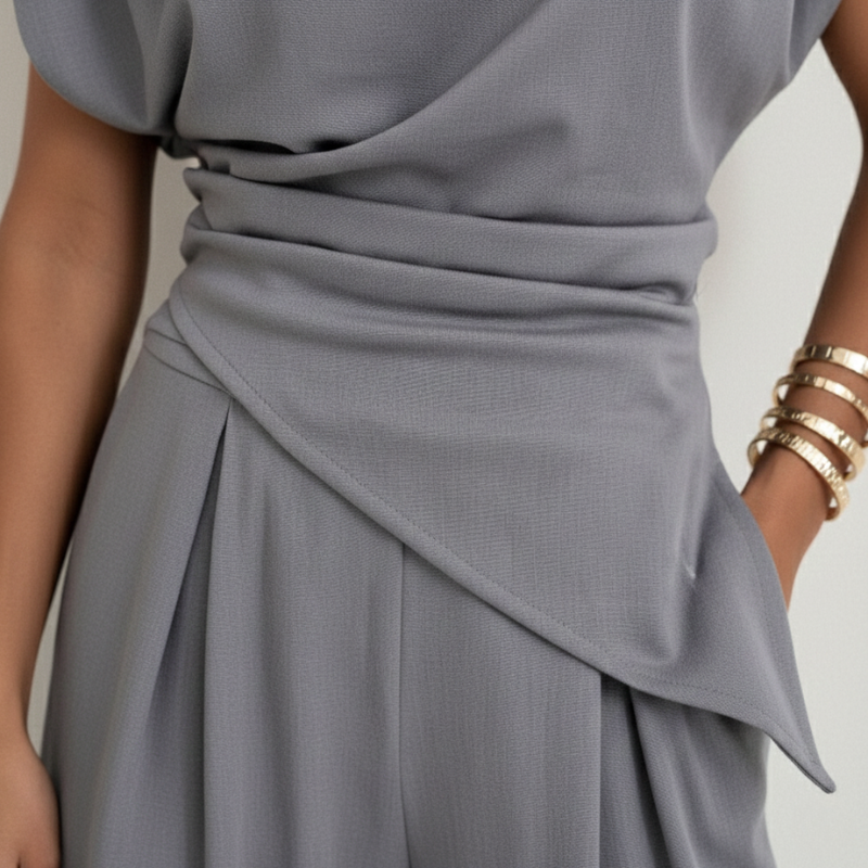 Dorothee | Ärmelloses Zweiteiliges Set für Damen