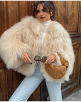 Averelle| Kunstpelzmantel