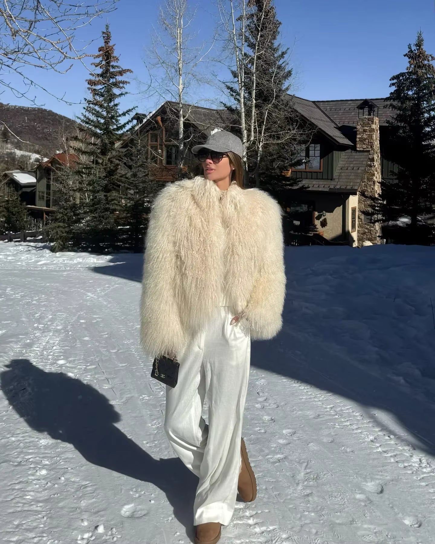 Averelle| Kunstpelzmantel