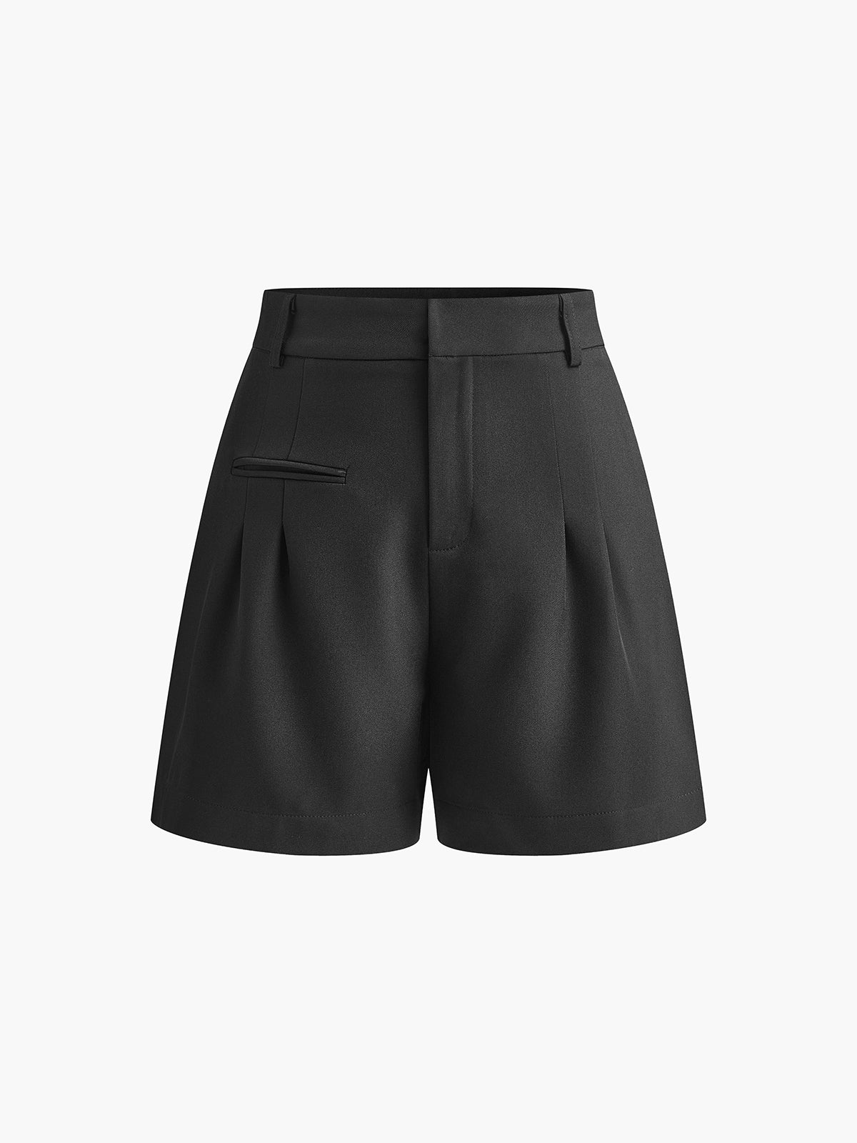 Damen Shorts mit Mittlerer Taille und Plisseedetails – Atmungsaktive Kurze Hosen für Stilvolle Sommerlooks 8
