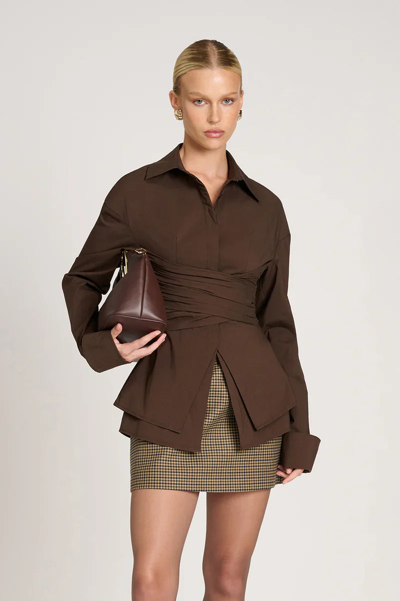 Elegante Damenbluse aus Hochwertigem Material – Vielseitige Festliche Bluse in Schwarz, Weiß, Blau, Rot, Größen S bis XL 9