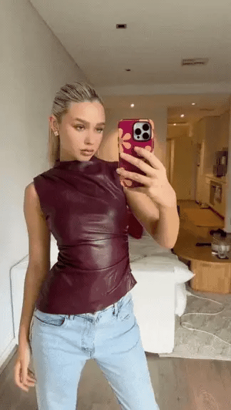 Robin | Elegantes Lederoberteil